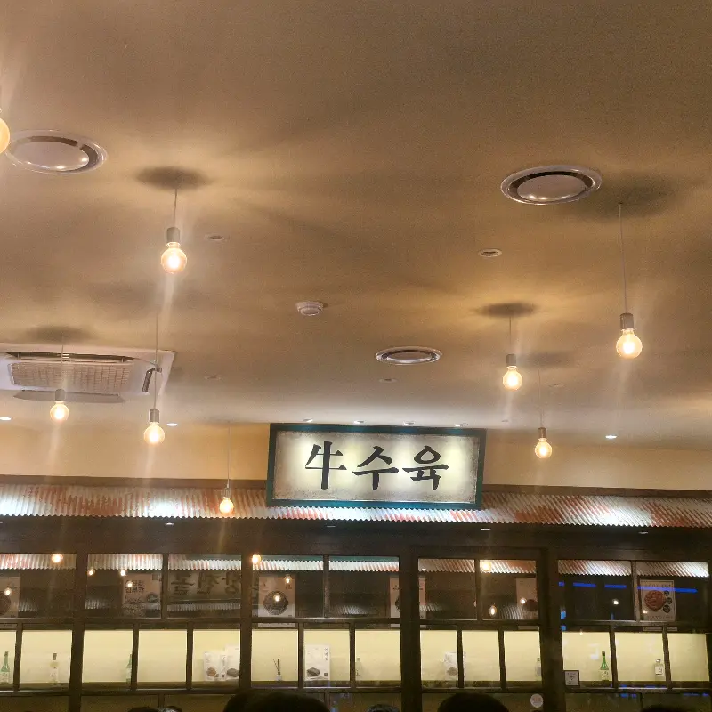 옥된장 천장 인테리어