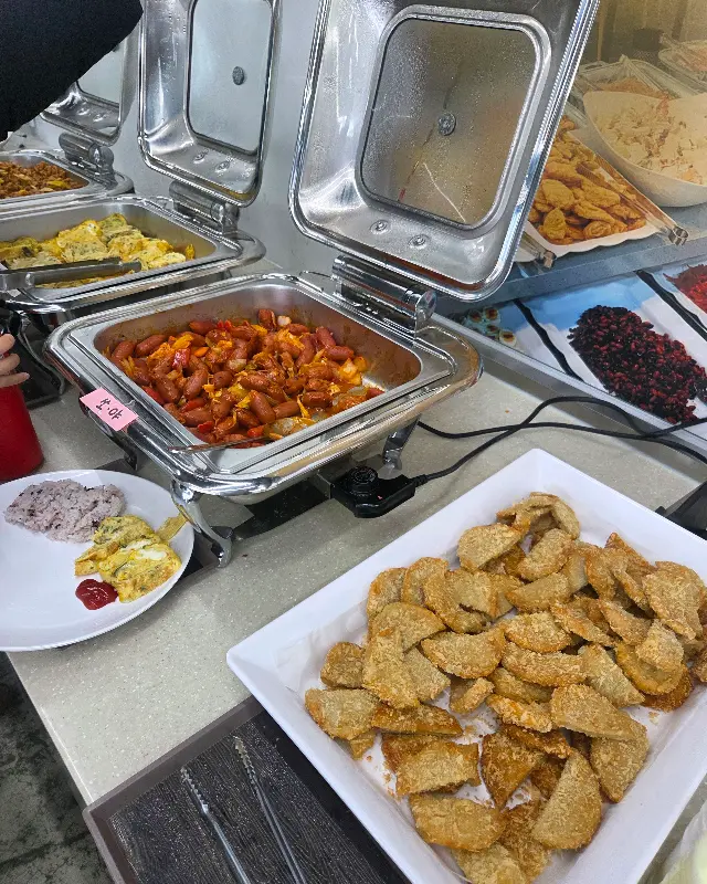 다양한 튀김 메뉴