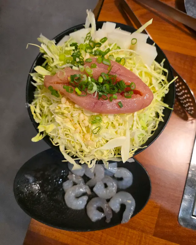 명란 모찌 몬자야끼