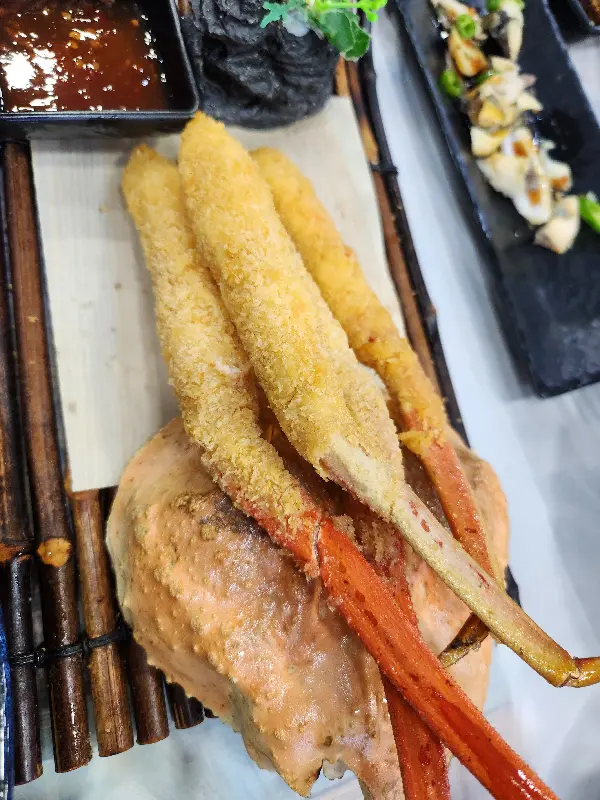 바삭하고 고소한 대게 튀김