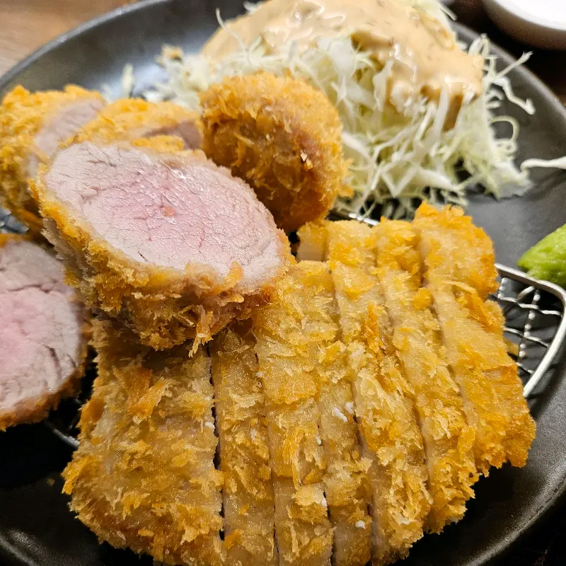 환상적인 돈까스의 자태