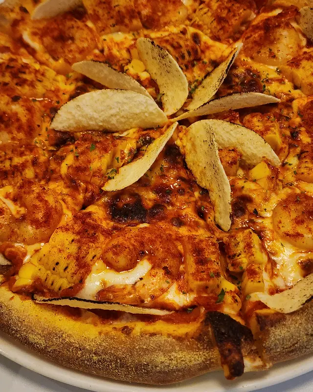 중독성 갑! 옥수수 새우 피자