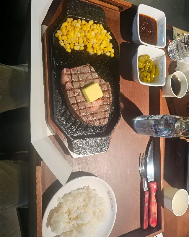 스테이크 근접샷