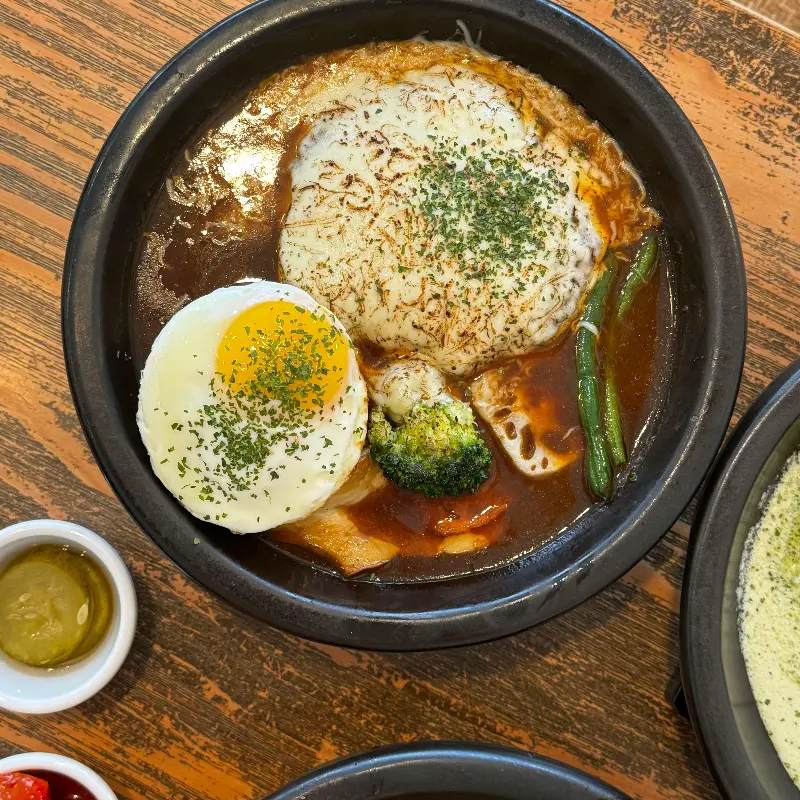 치즈 함박스테이크