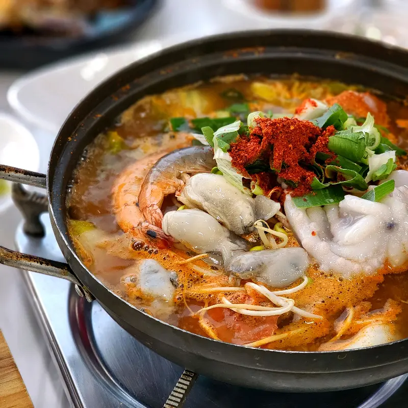 게국지 클로즈업