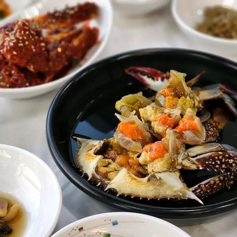 간장게장 근접샷