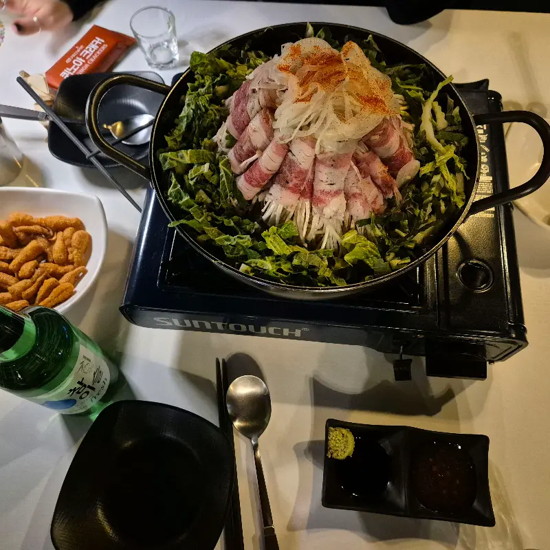 소고기 숙주말이찜