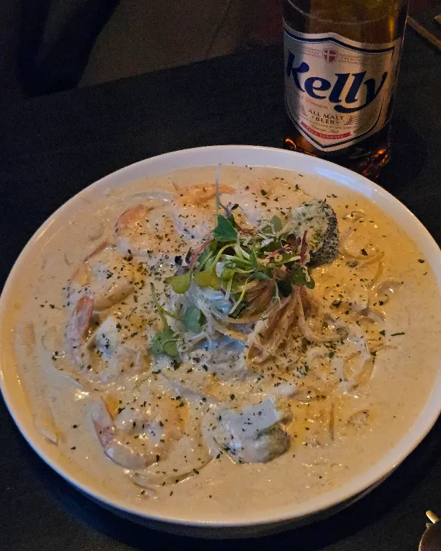 크리미한 새우 파스타