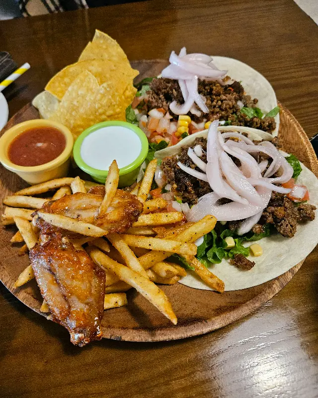 푸짐한 쉬림프 타코