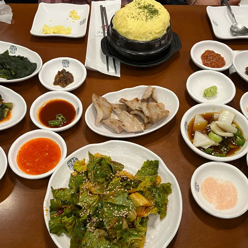 고반식당 곁들임