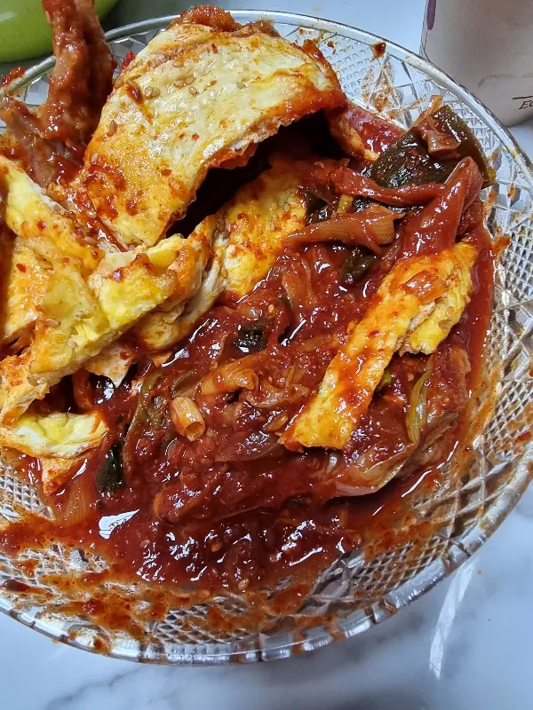 닭발과 계란말이