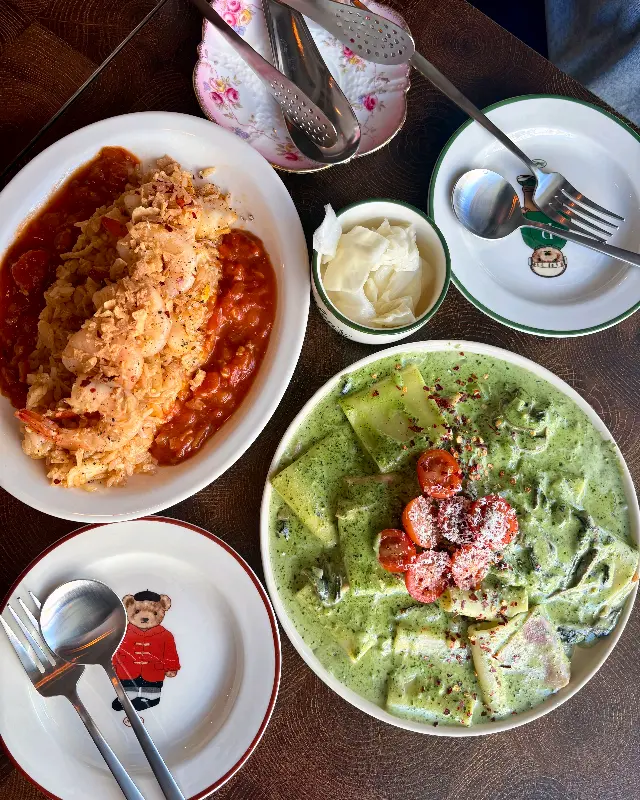 다양한 메뉴들의 모습