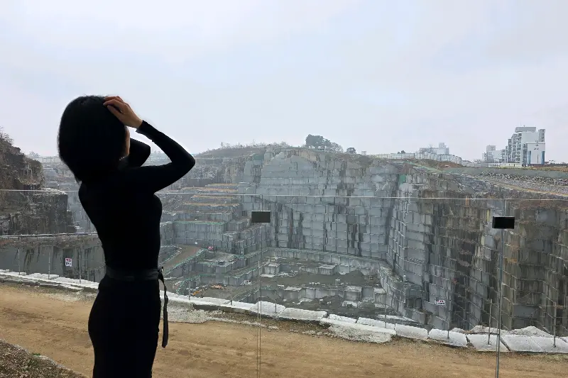 채석장 배경 사진