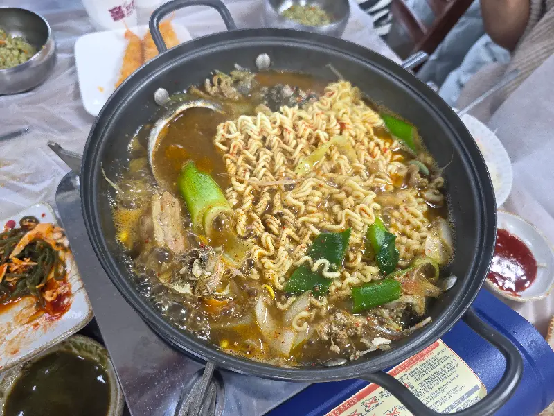 대게와 함께 즐기는 시원한 사이다