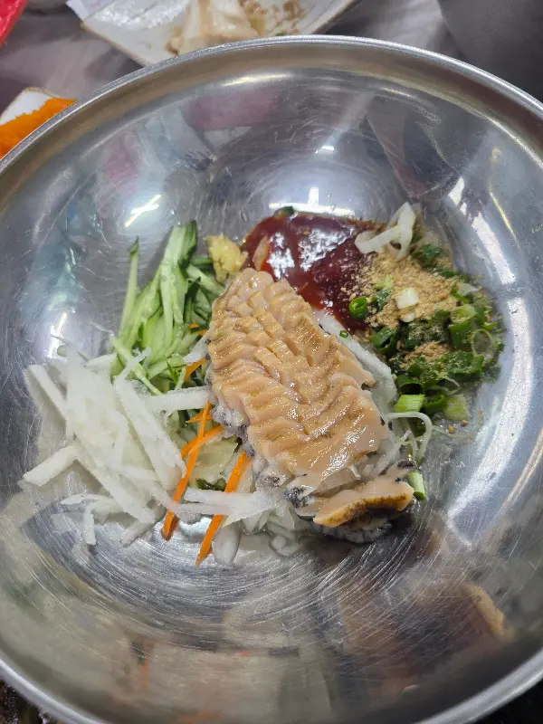 사장님 특제 전복 물회