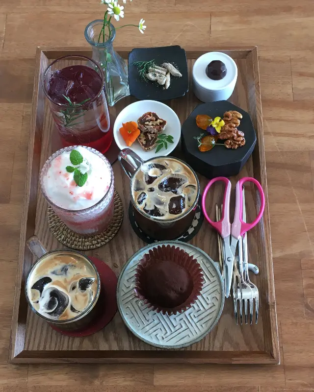 보기에도 좋은 다과 세트