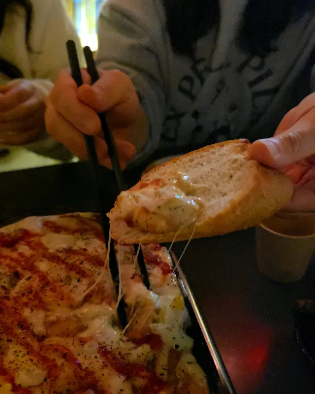 크림 치즈 새우 퐁듀