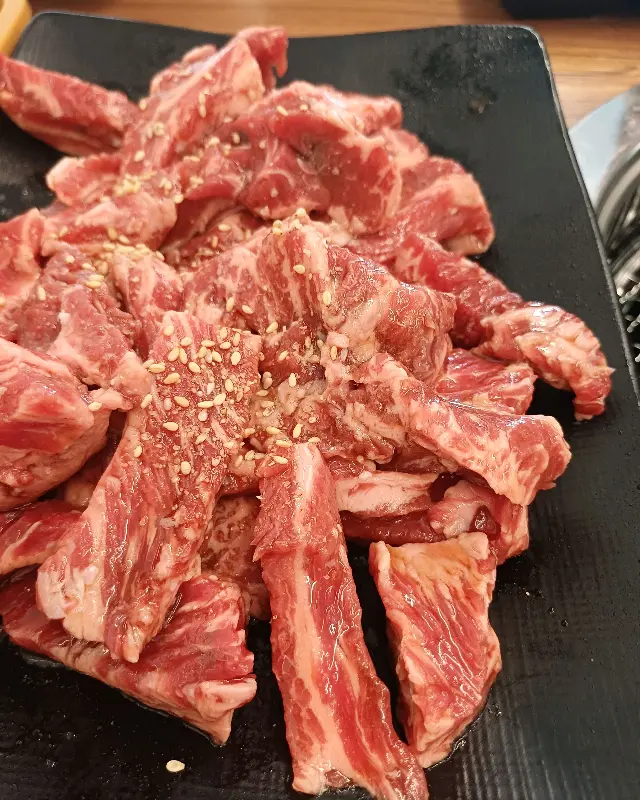 소갈비살 근접샷