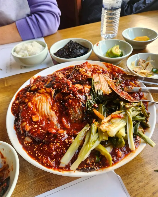 가오리찜 전체샷