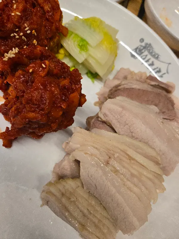 가브리살과 김치의 환상적인 조화