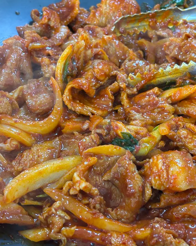 매콤달콤한 돼지갈비