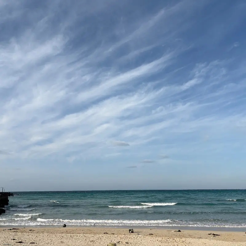 함덕 해변의 아름다운 풍경