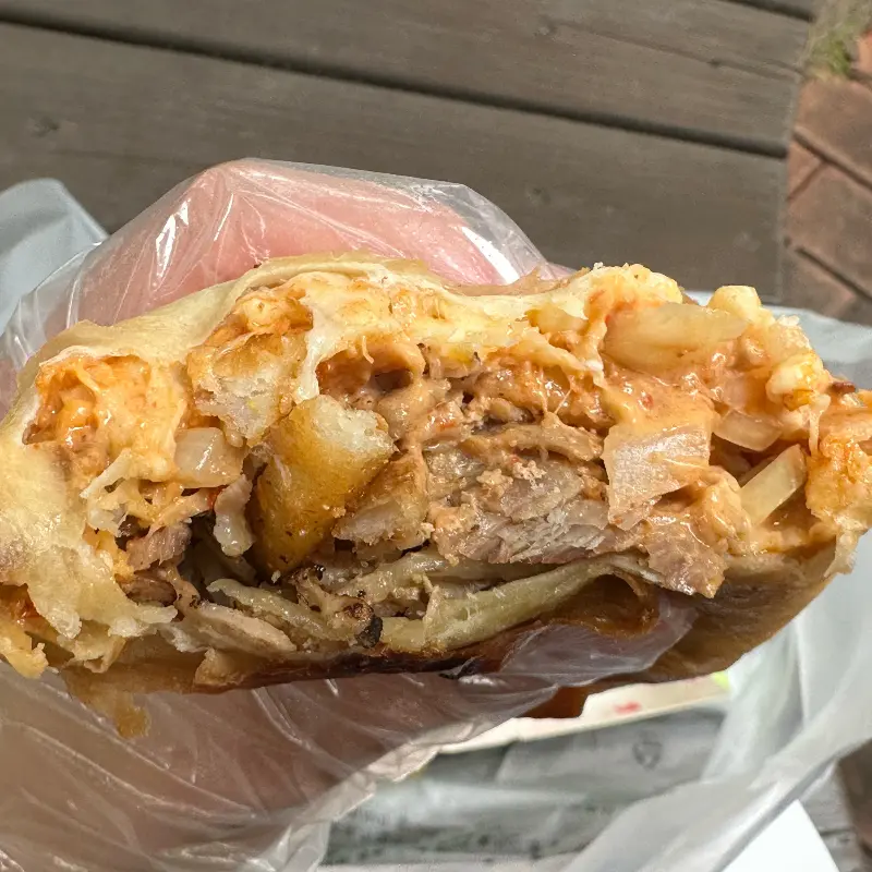 찬스부리또 단면