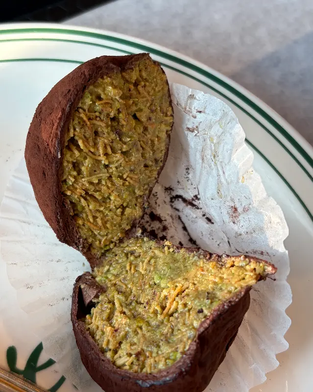 두바이 쫀득 쿠키 단면