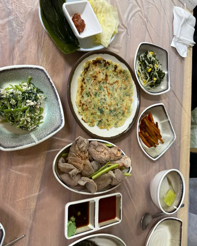 아구 내장 수육