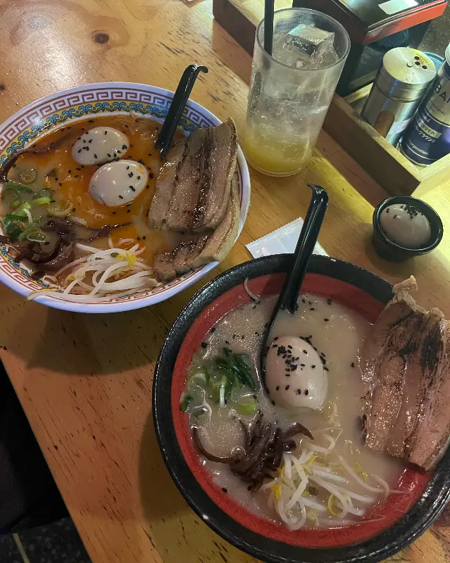 심야라멘과 하이볼