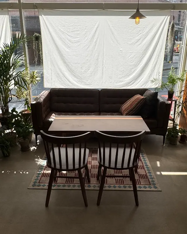 아늑한 카페 소슬의 내부