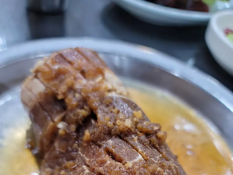 양념에 절여진 갈비