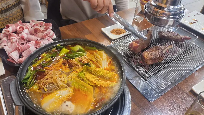 양갈비와 마라탕