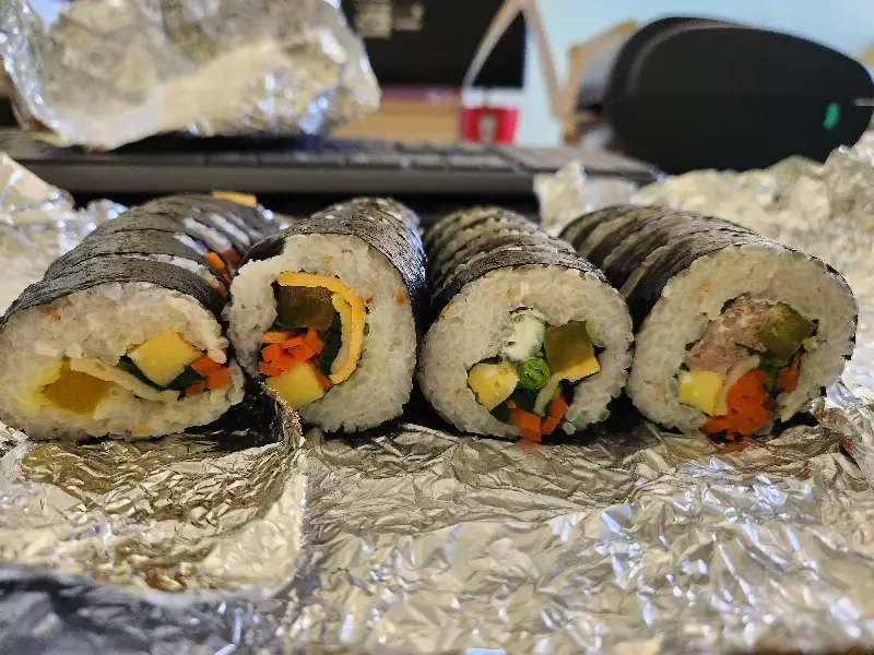 포장해서 즐기는 김밥