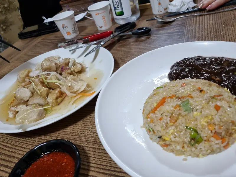 탕수육과 볶음밥