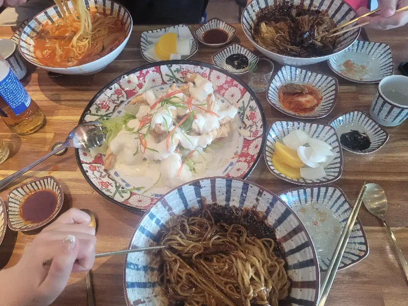 해산물이 가득한 짬뽕