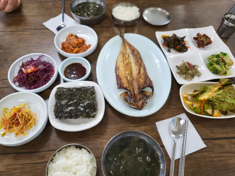 생선구이 클로즈업