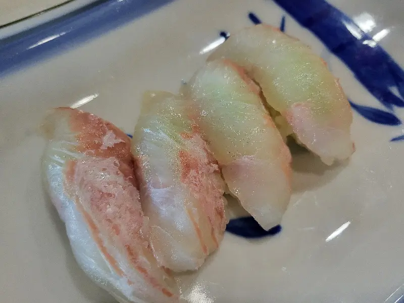 신선한 회 초밥