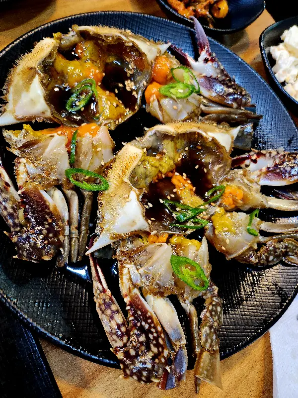 간장게장의 클로즈업 샷