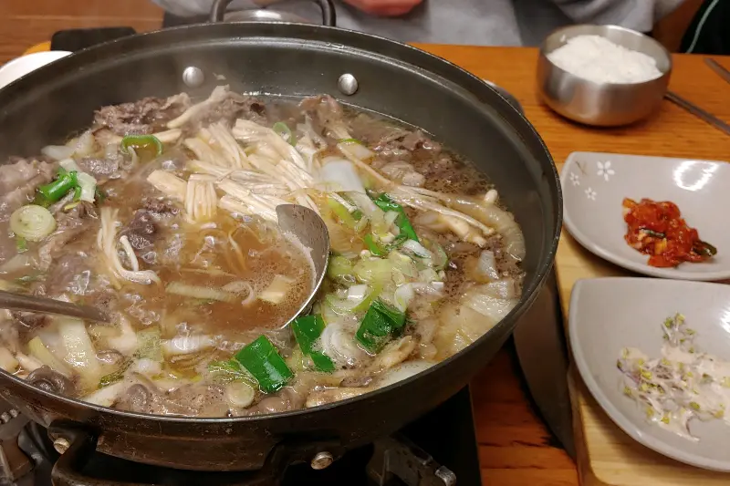 불고기 전체 사진