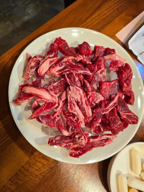 신선한 소고기의 모습