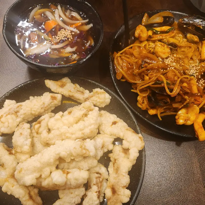 쟁반짜장, 탕수육, 짬뽕