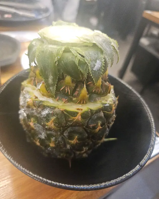 파인애플 샤베트