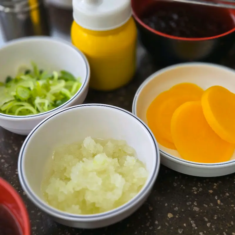 모밀 정식 구성