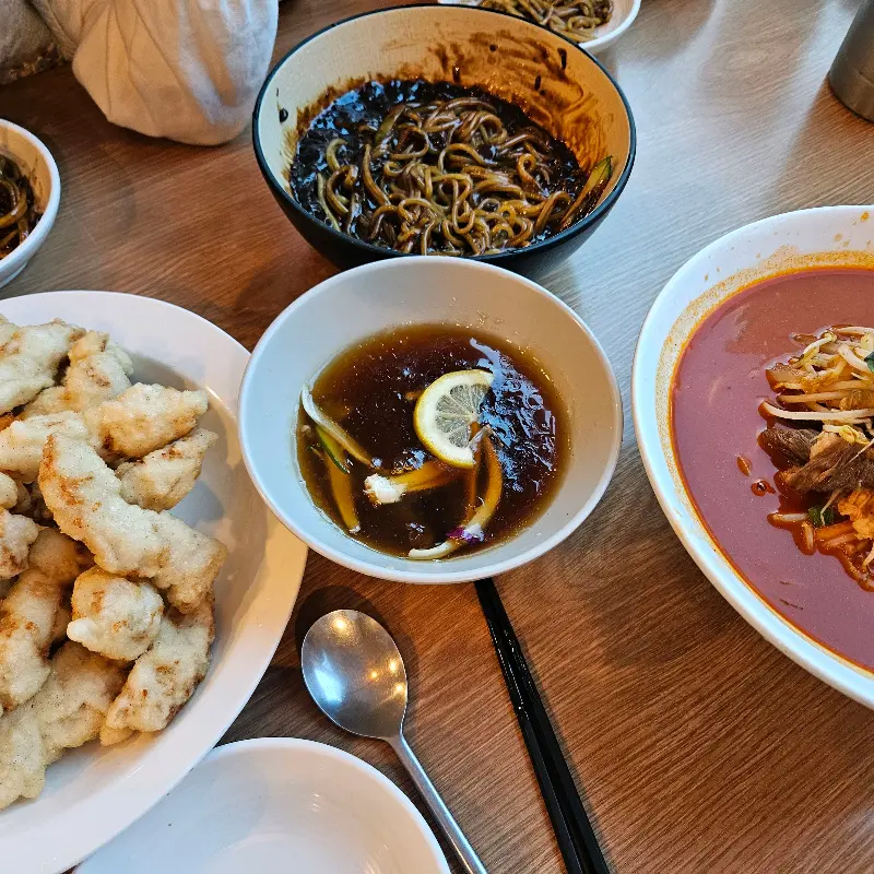 탕수육, 짬뽕, 짜장면