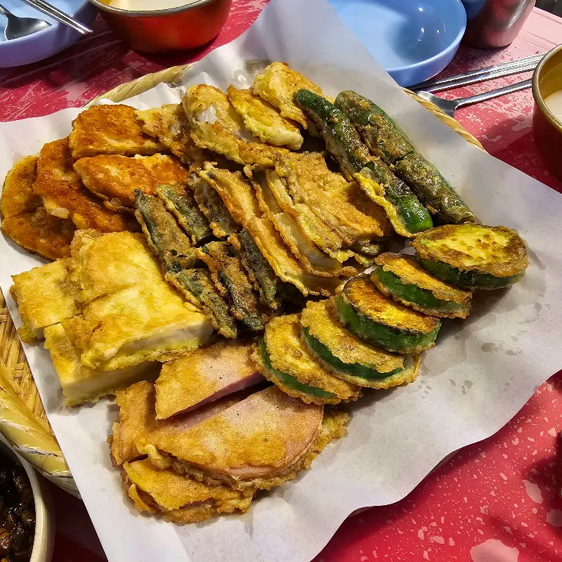 모듬전 한 상차림