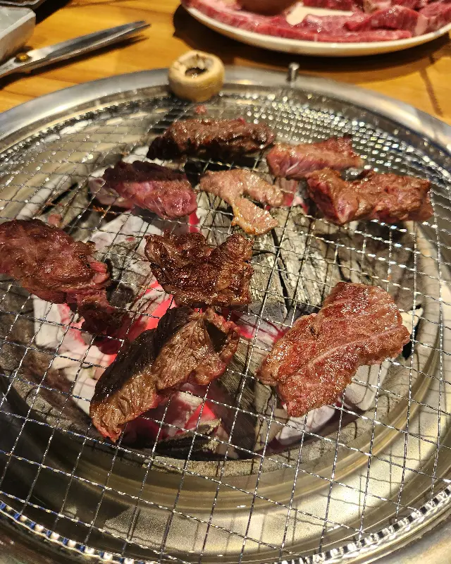 노릇노릇하게 구워진 소고기