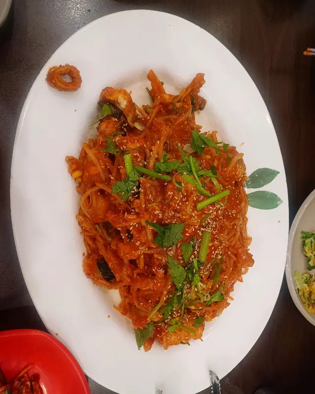 푸짐한 아구찜 한 상