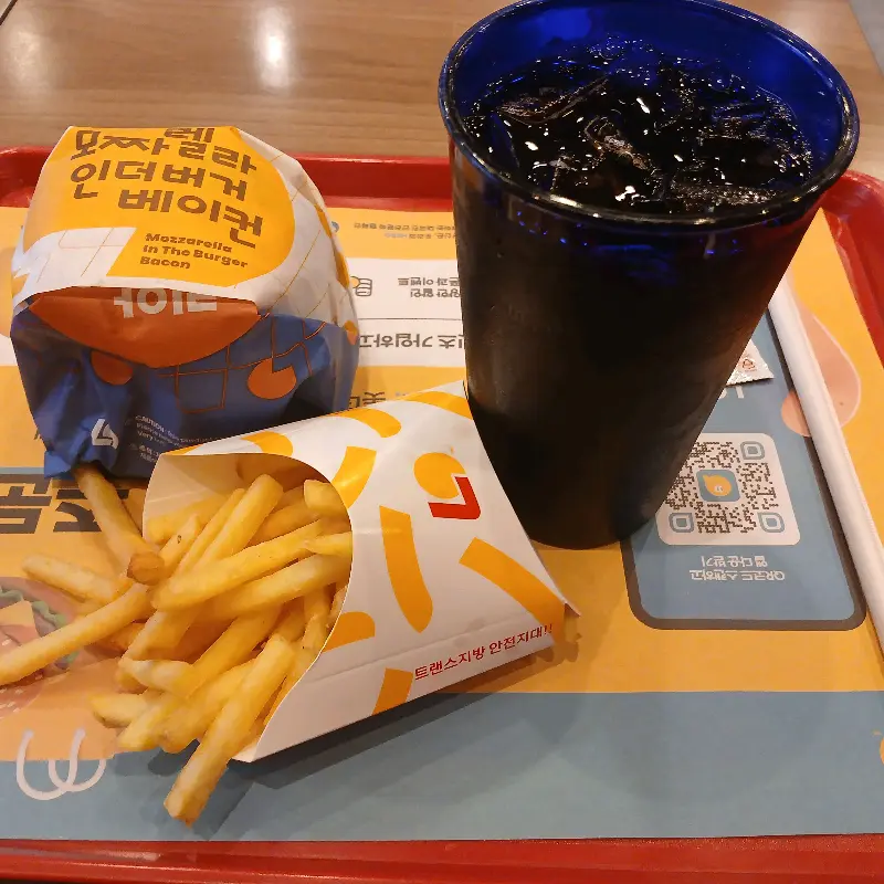 롯데리아 세트 메뉴