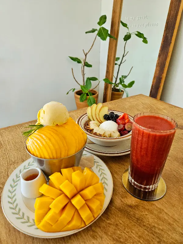 다양한 디저트 메뉴